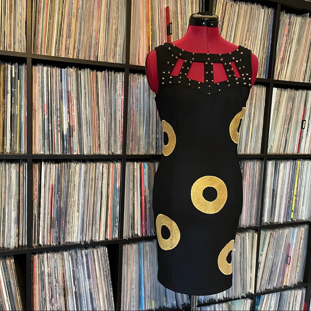 GOLDEN AGE donut dress PHISH festival sexy ♻️⭕️🖤⚡️ L - Picture 2 of 10